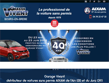 Tablet Screenshot of garage-vivant.fr